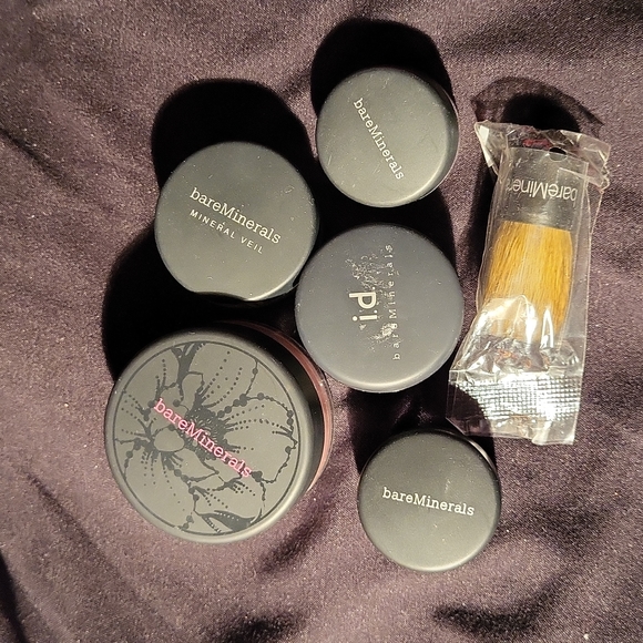 NEW bareMinerals Shadows & Blushes w/BONUS tiny Buki Brush